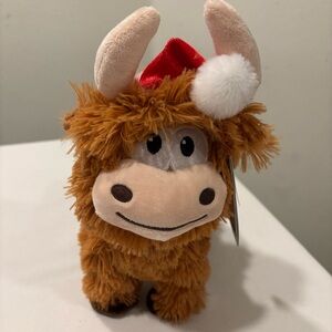 New Hobby Lobby Gemmy Singing Dancing Christmas Animatronic Highland Cow